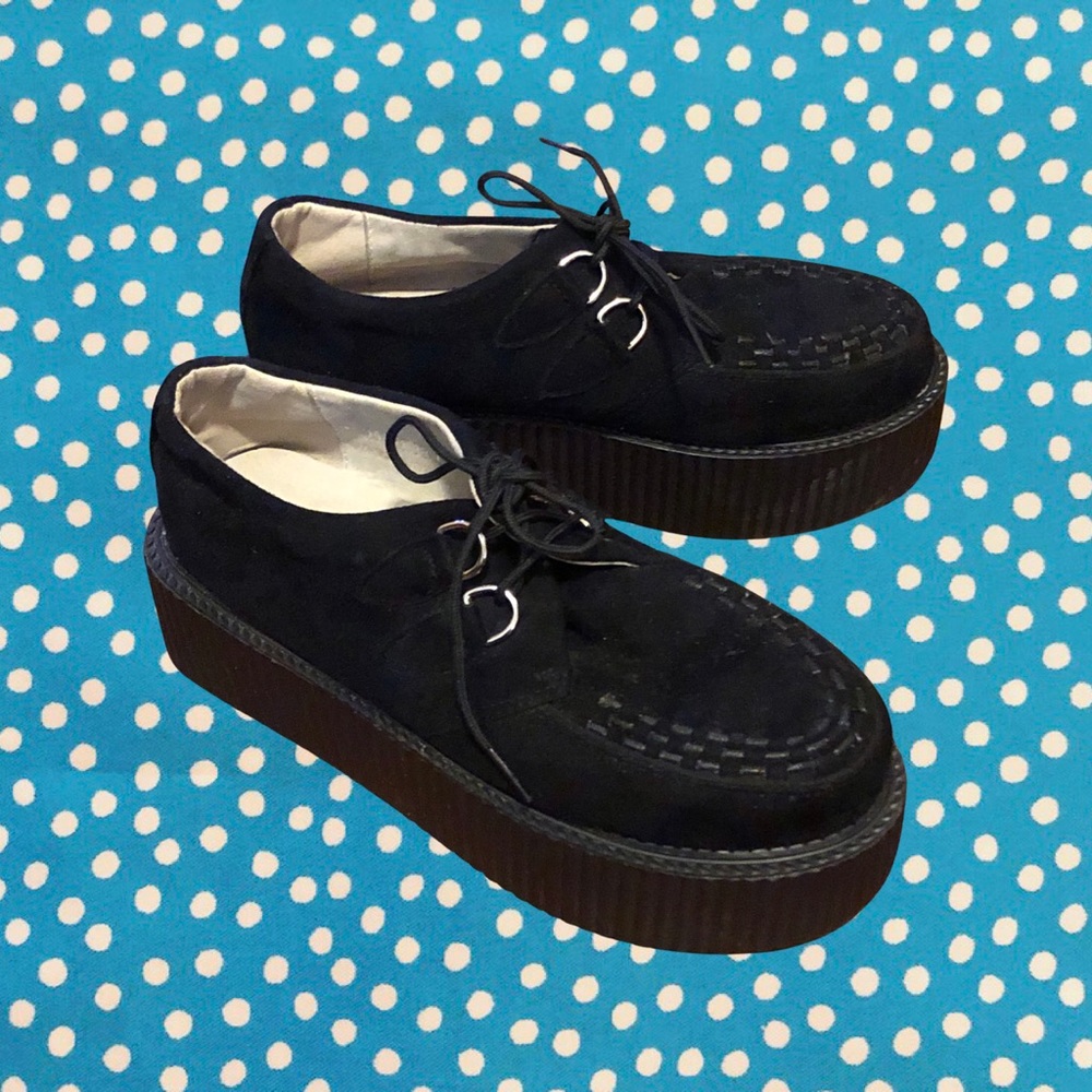 *Black Suede Creepers*